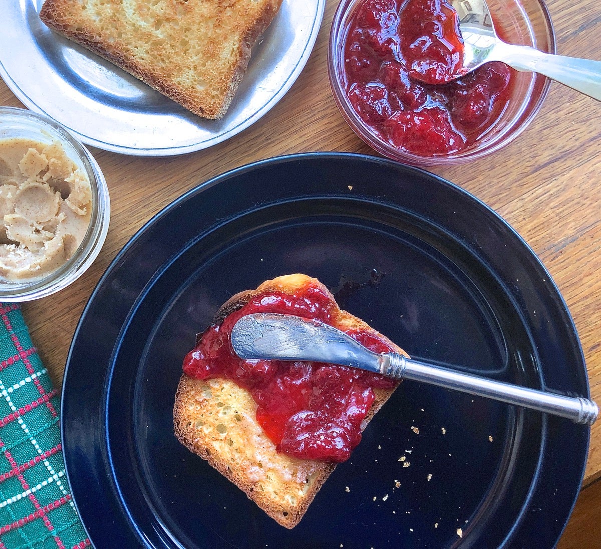 Buttered toast and jam King Arthur Baking